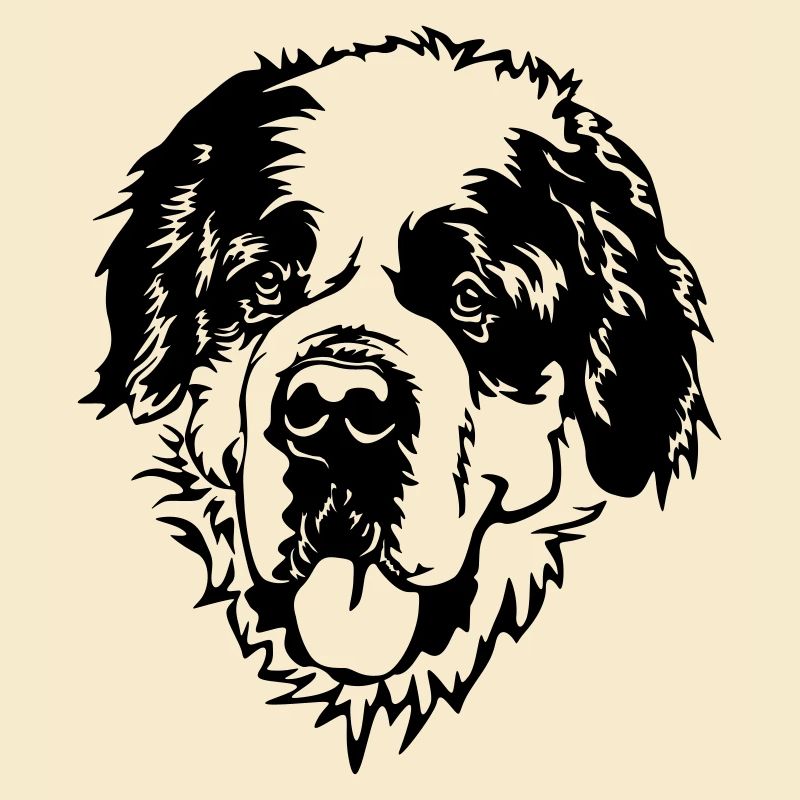 Tête de Saint-Bernard