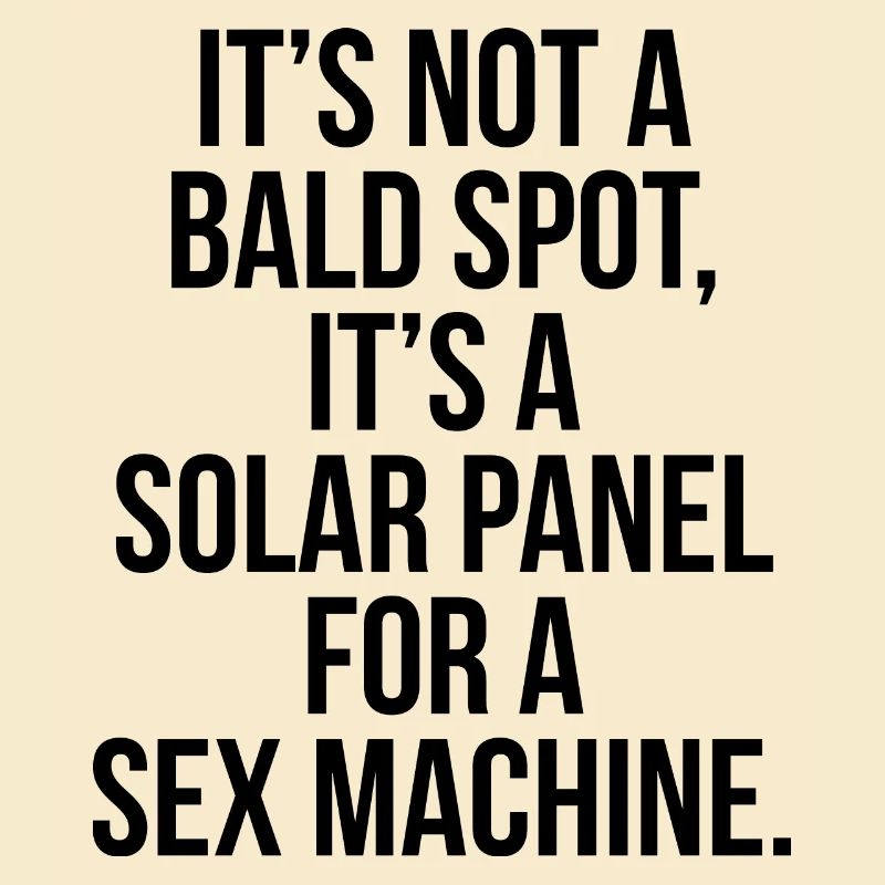 NICHT EIN BALD SPOT ABER EIN SOLAR PANEL