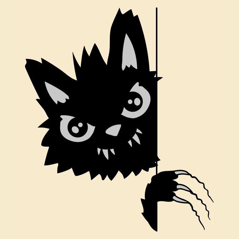 Griffures de chat maléfique