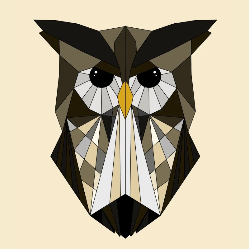 Eule geometrisch