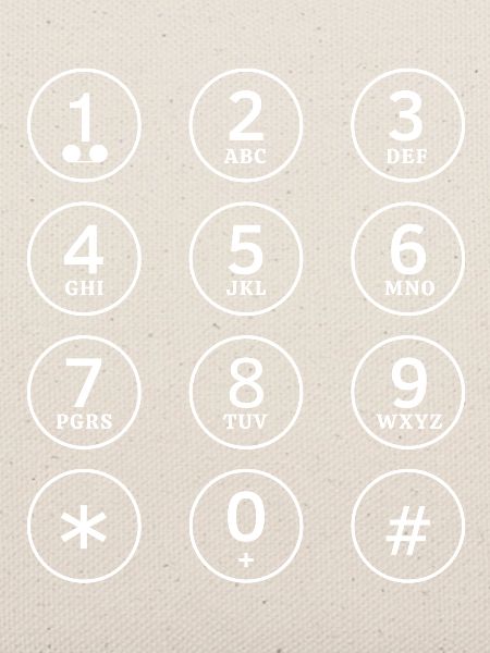 Telefon, Handy, Telefontastatur