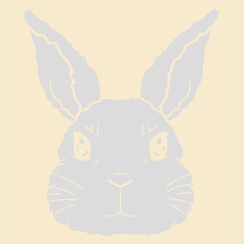 Petit visage de lapin mignon