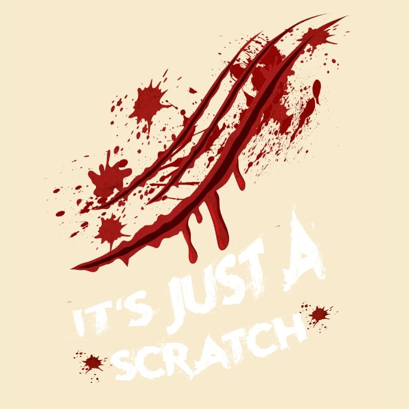 Halloween scratch mark