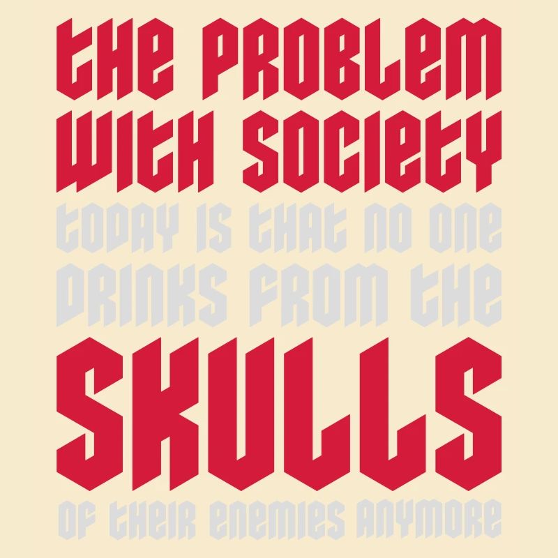 drinks from enemies skulls