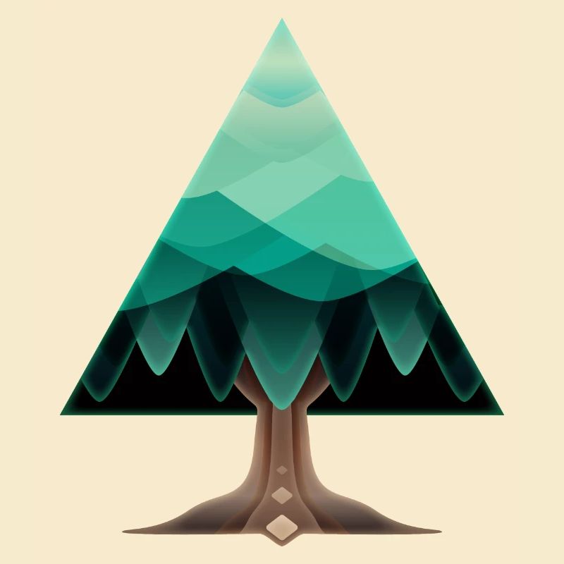 The triangular tree