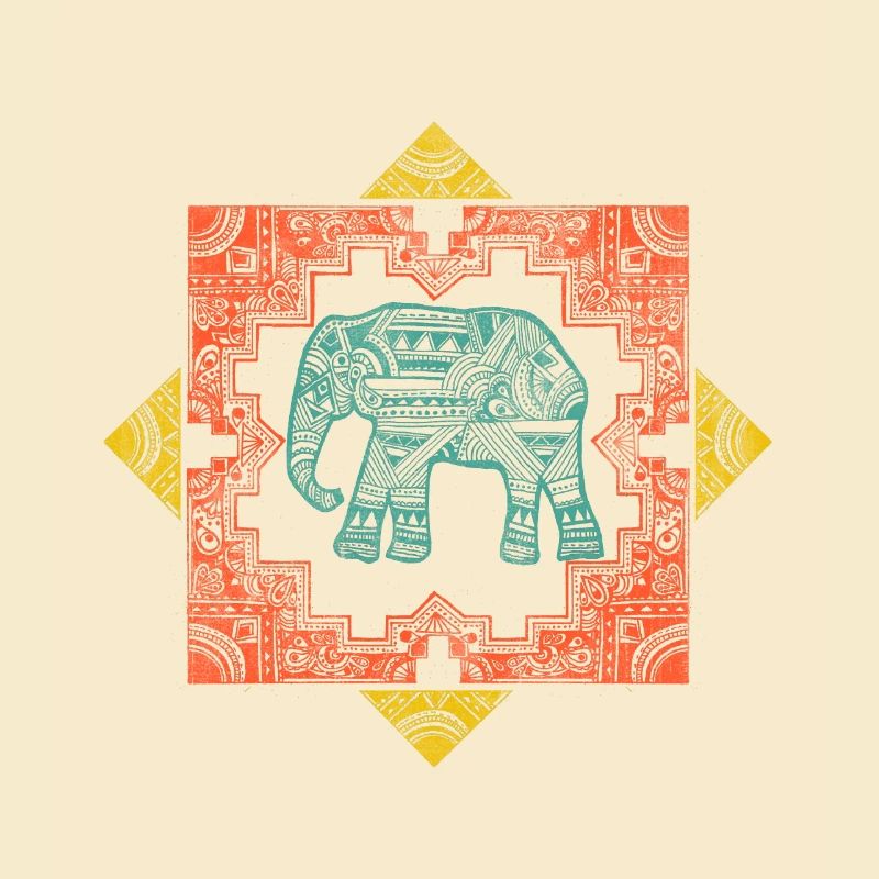 Ethnischer Elefant