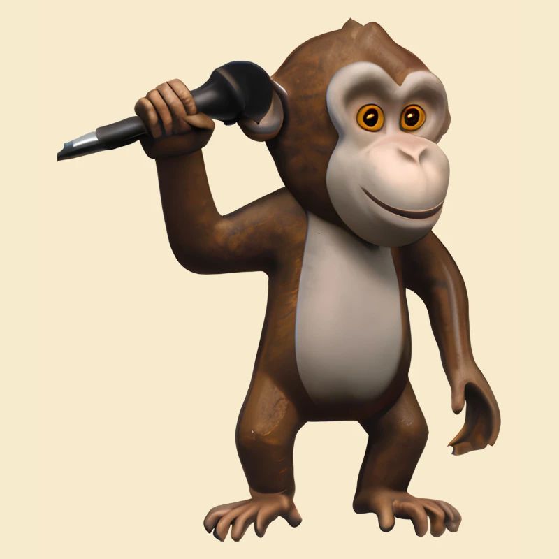 Singender Affe