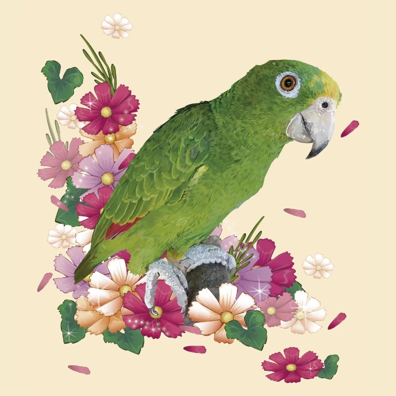 Der Amazonas-Königspapagei