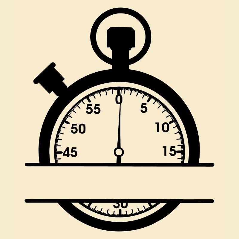 Minute Stopwatch with cutout