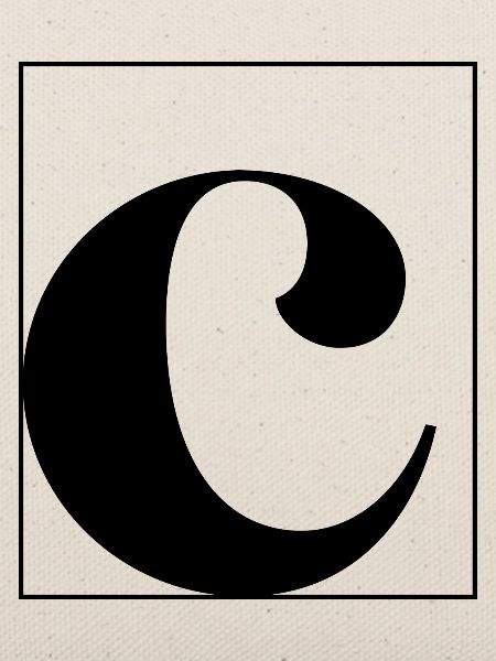 Buchstaben-Alphabet c