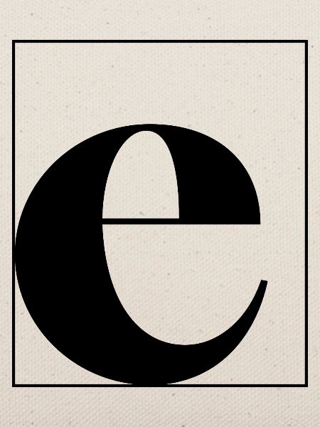 Buchstabenalphabet e