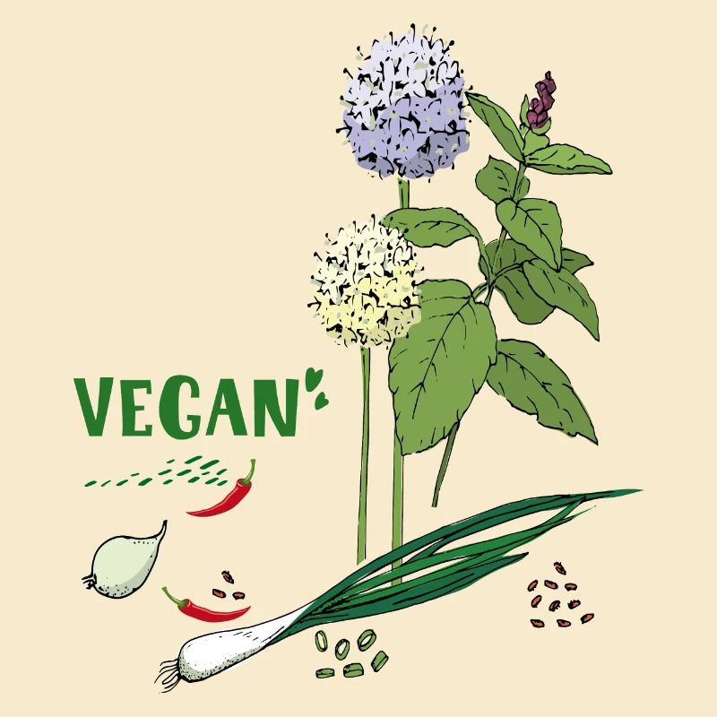 Végétalien, Herbes