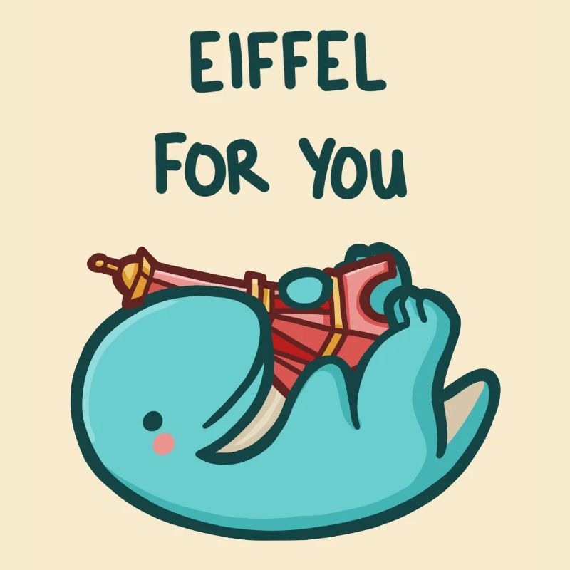 Hugadino Eiffel pour vous, Mignon dinosaure