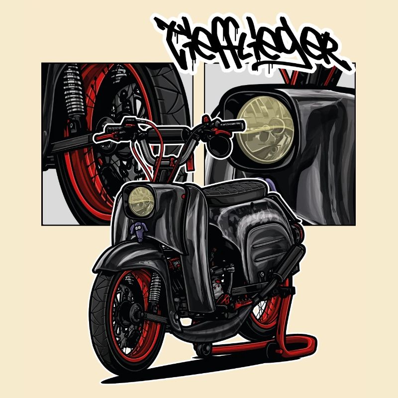 Schwalbe (black) // Illustration