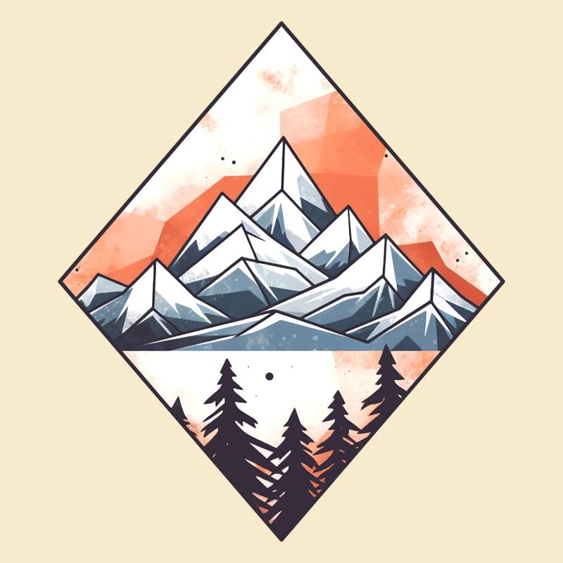 Berge abstrakt