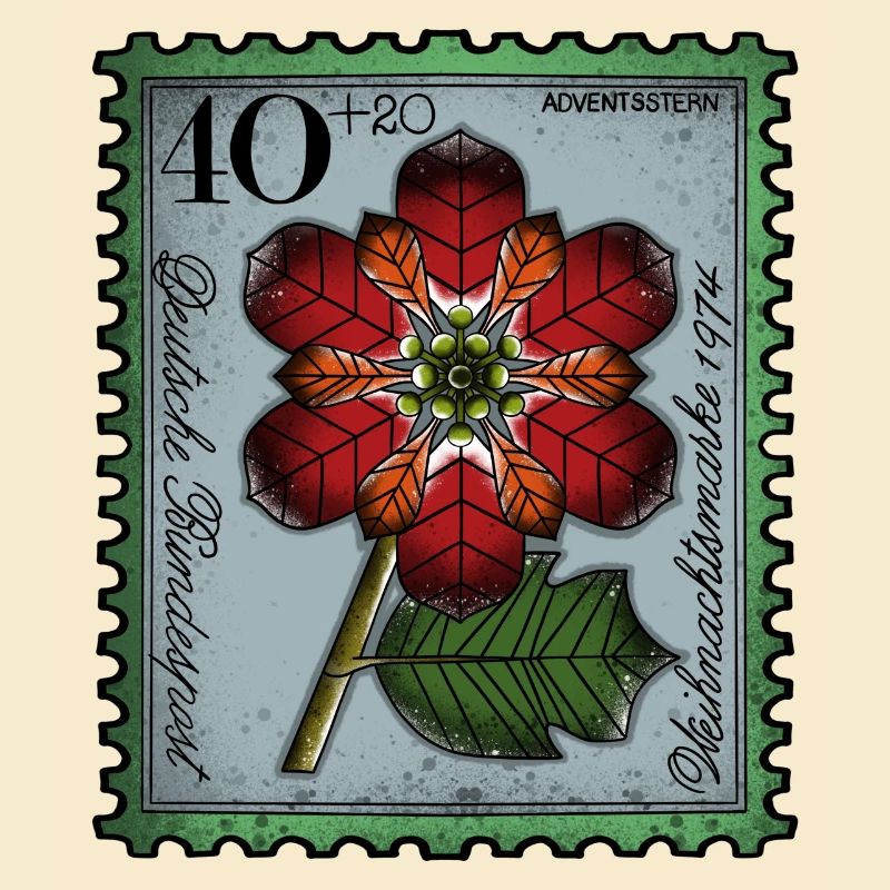 Briefmarke Adventsstern