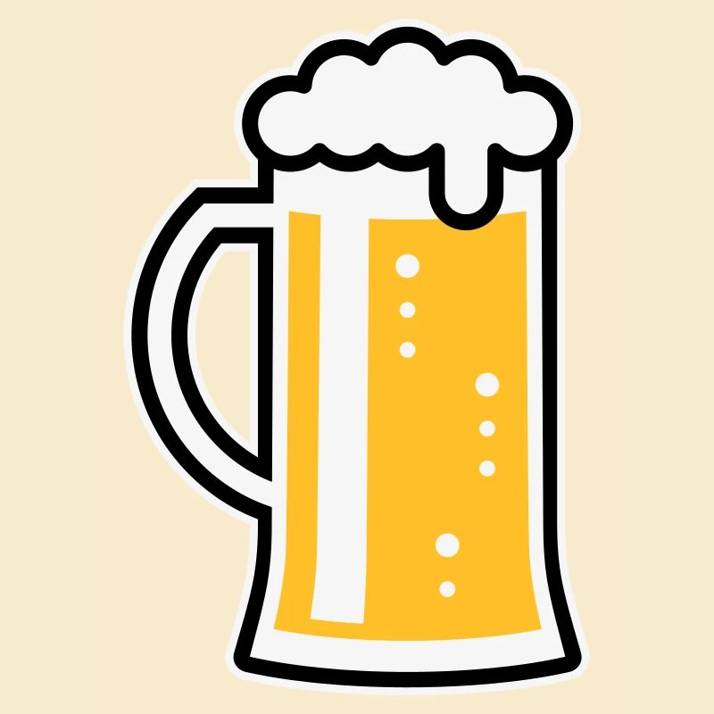 Chope de bière (Bière / Chope de bière / Verre à bière / L / 3C)