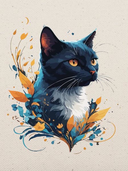 Bunte Katze