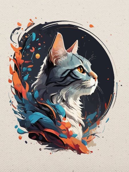Bunte Katze