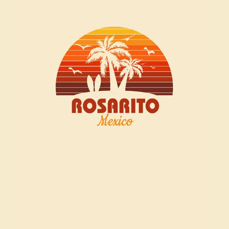Cool Rosarito Mexico Beach Sunset Souvenir