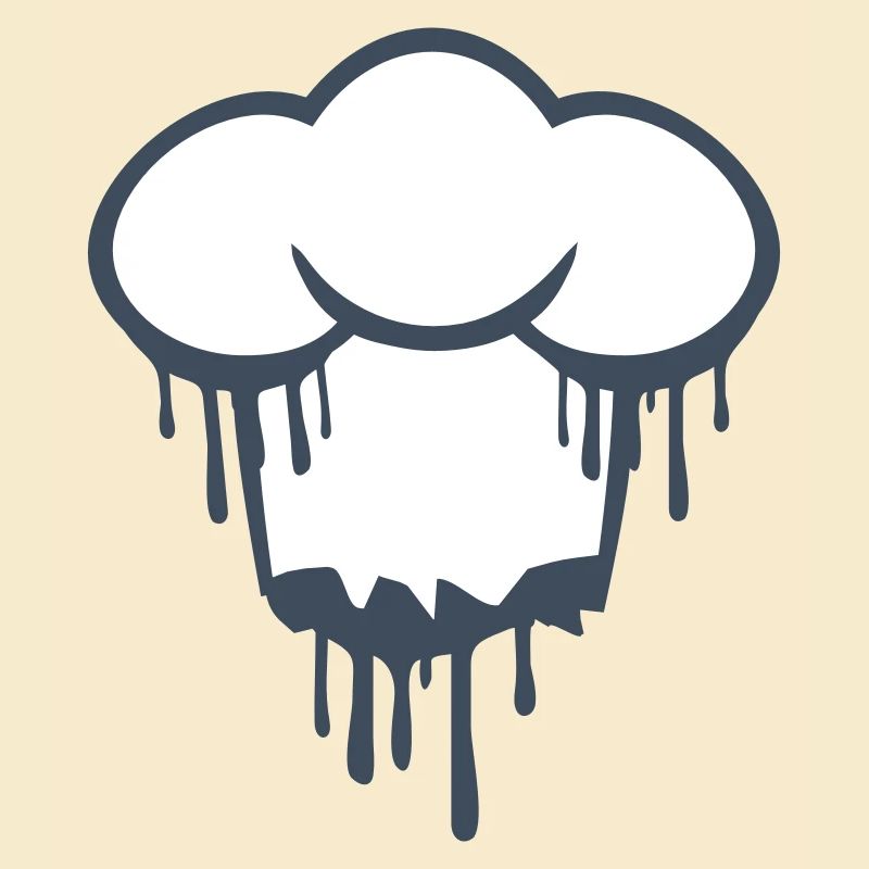 Graffiti Chef's Hat Kitchen Master Chef Cool Spray