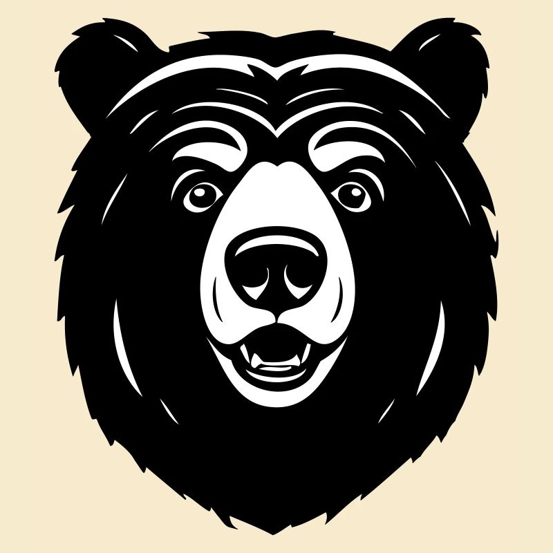 Lieblich neugieriger Comic Bär