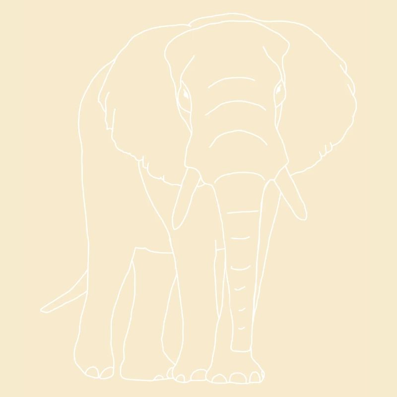 Elephant lineart