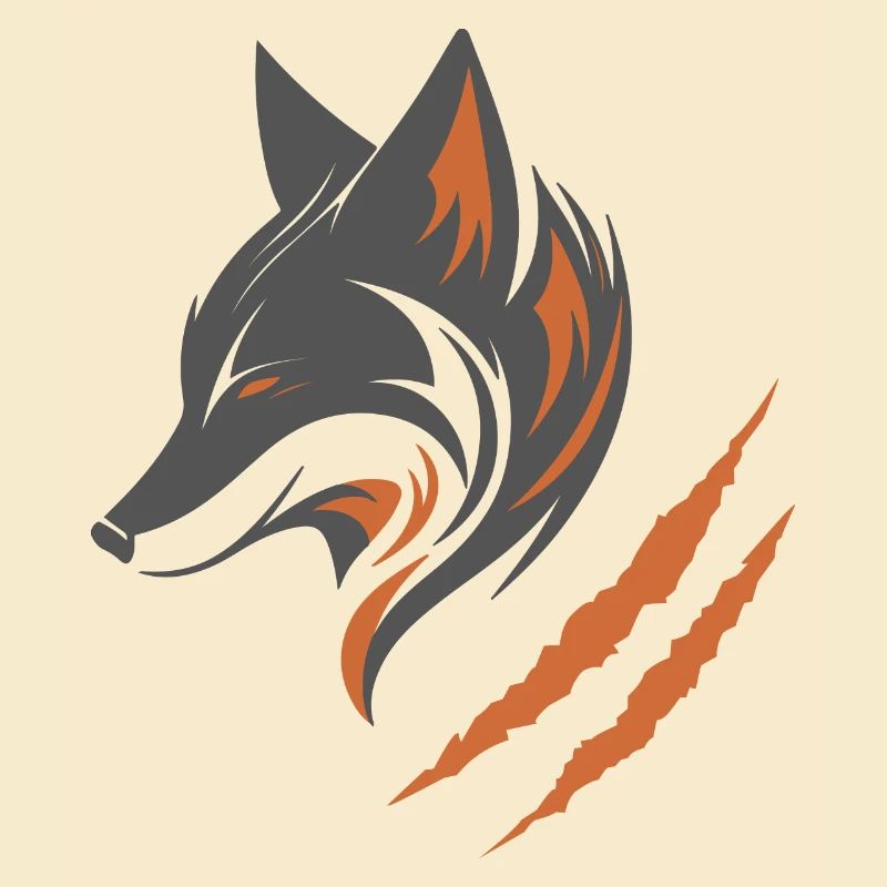 Grauer Fuchs | Orange Fuchs