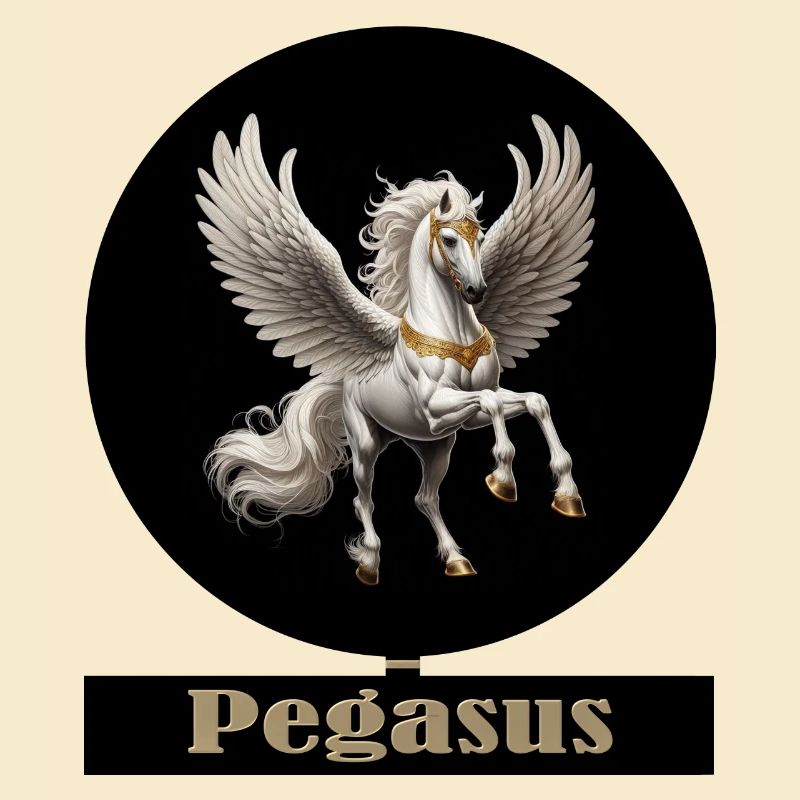 Pégase Cheval Ailé Majesté