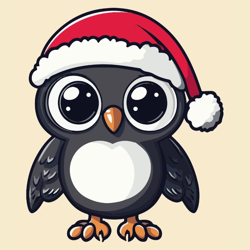 Eule Weihnachten