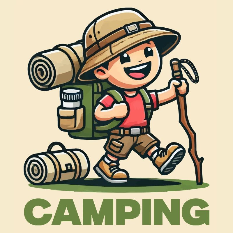 Randonnée trekking comique