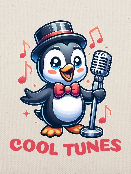 Pinguin-Jazz-Sängerin