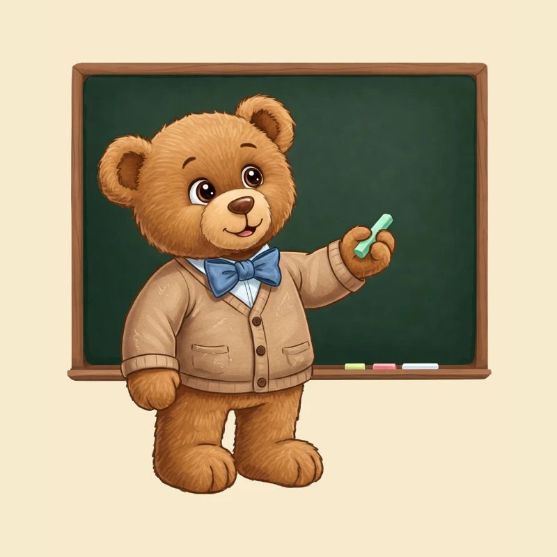Teddybär Lehrer