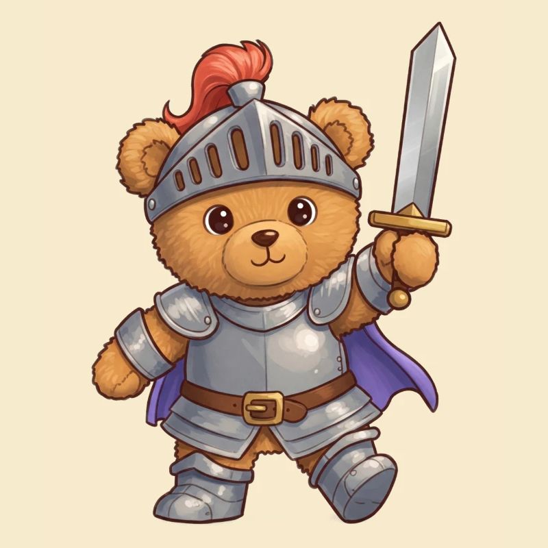 Teddybär Ritter
