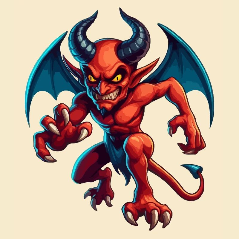Satan rennt