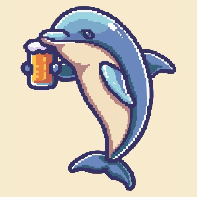 Bière Delfin Pixel
