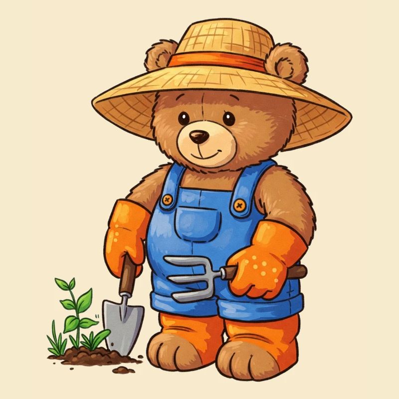 Teddy Bear Gardener