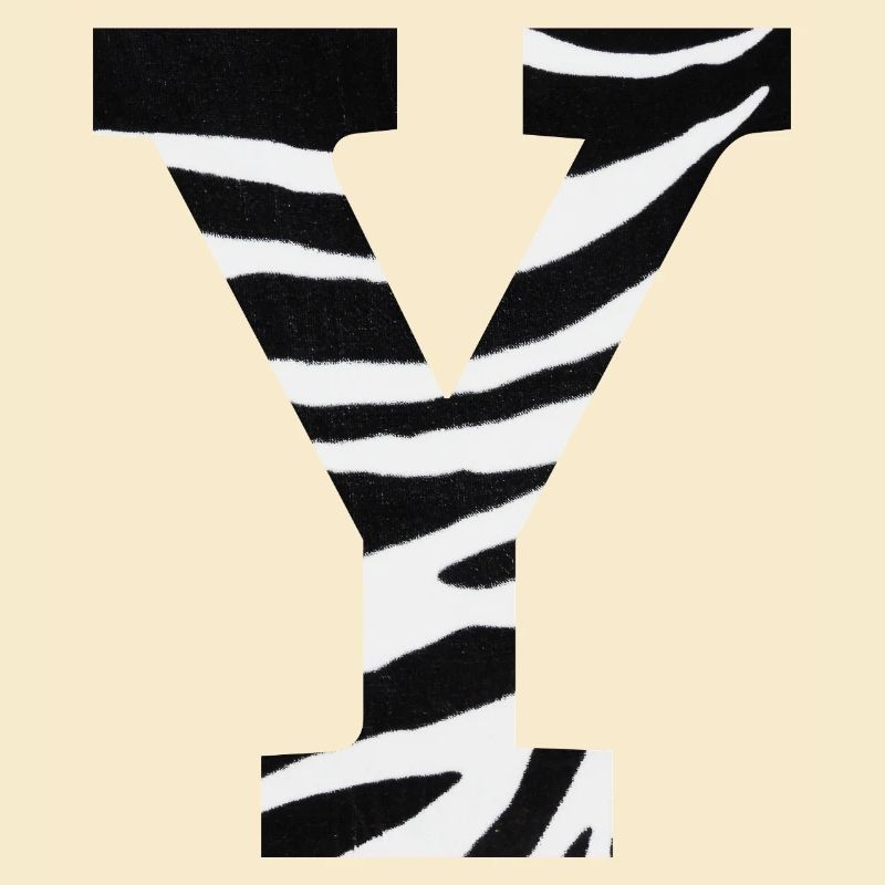 Buchstabe und Zebra