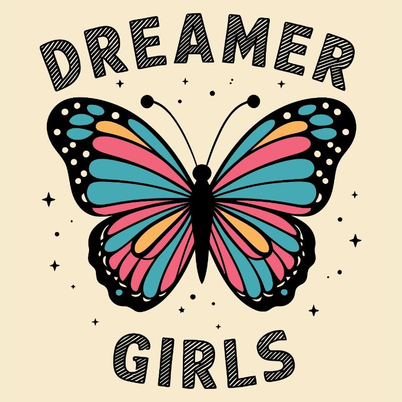 Heller bunter Schmetterling