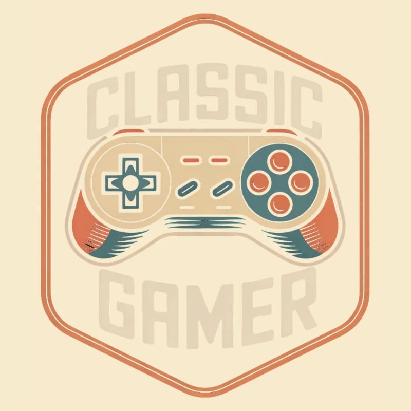 Classic Gamer Retro Controller Nostalgie