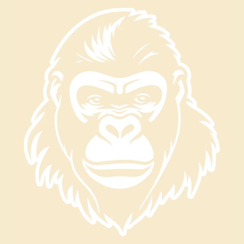 Gorilla Kopf