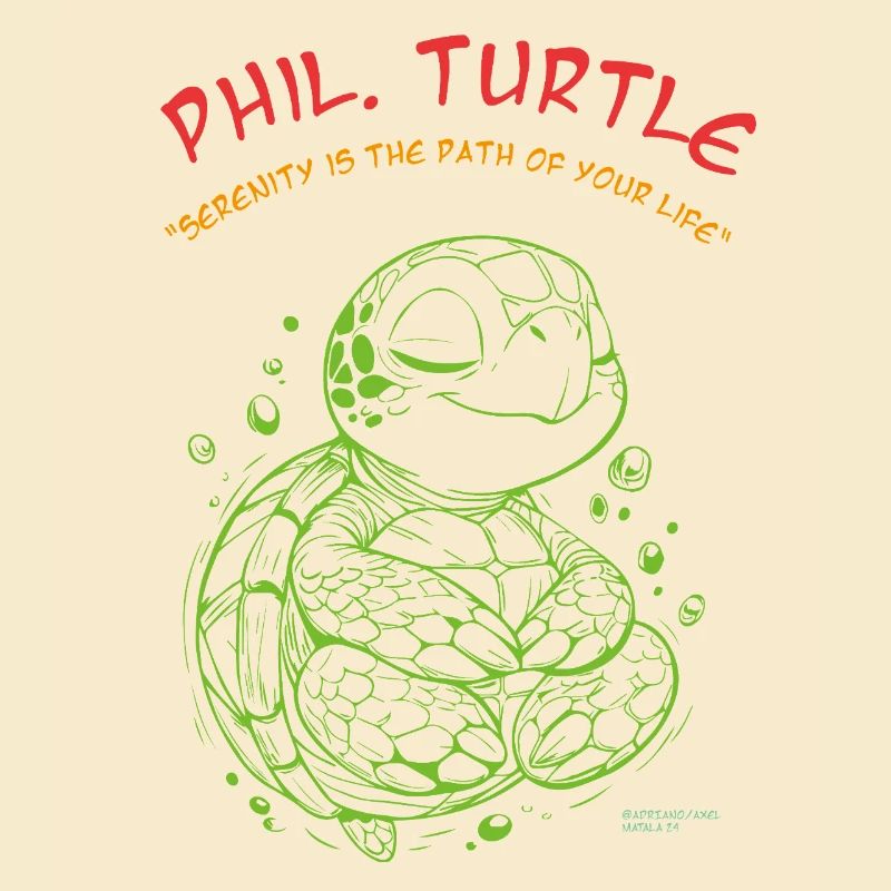 Phil Turtle Zen Path Tee