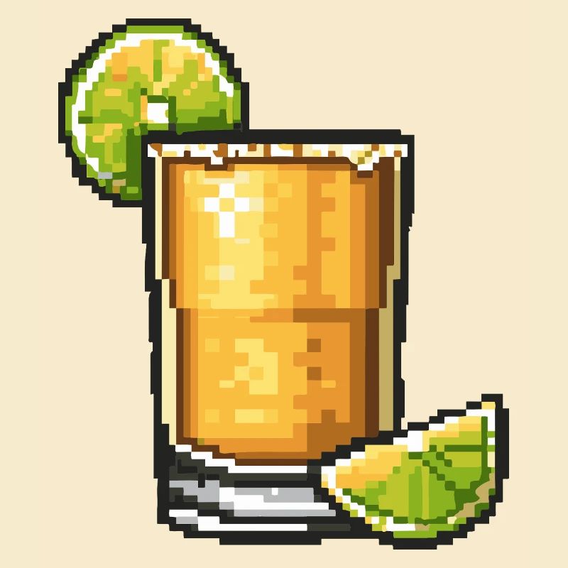 Pixelcocktail Limette Whiskey