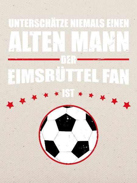 Alter Mann - Eimsbüttel Fußball Fan | Retro