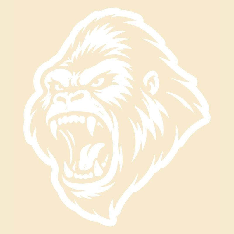 Gorilla Aggressiv