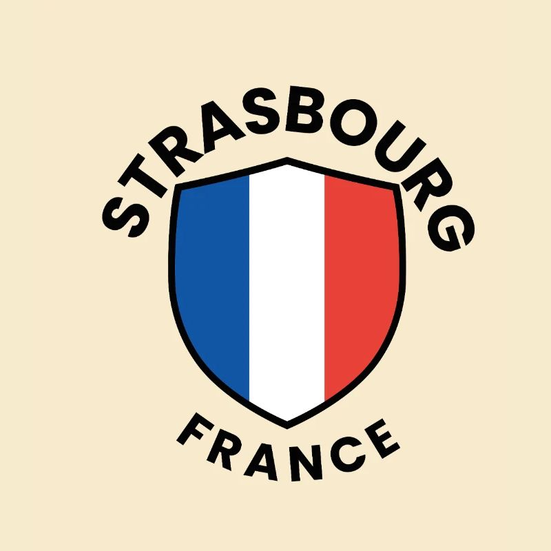 Bouclier de Strasbourg Drapeau français