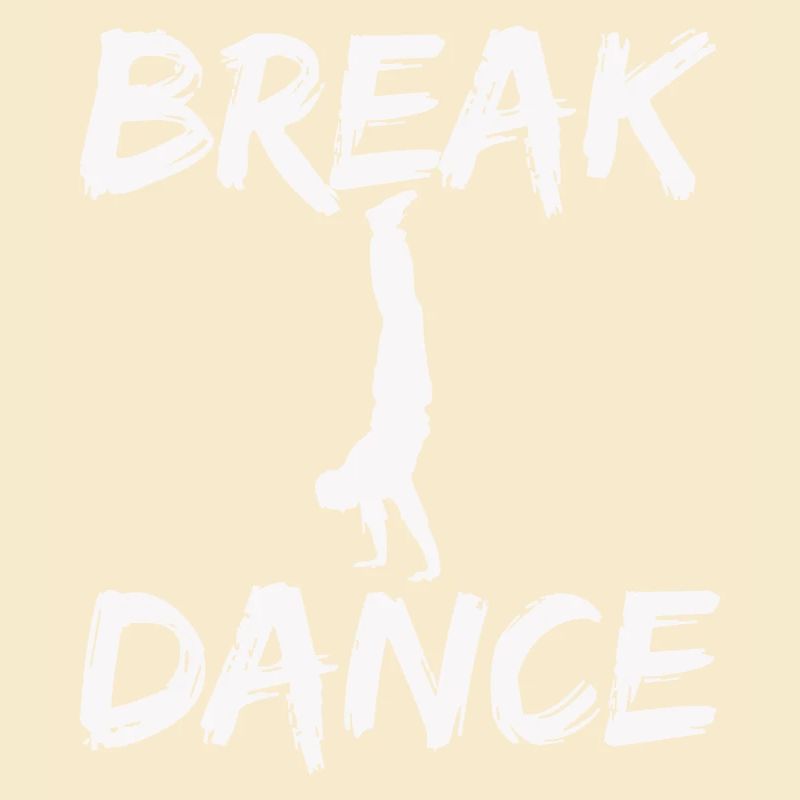 Breakdance Silhouette Motiv