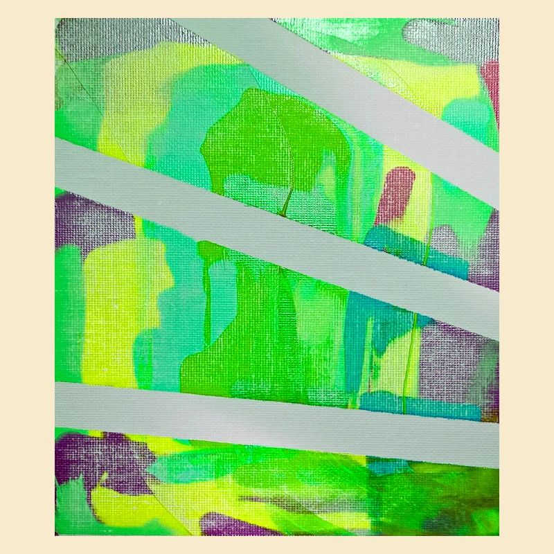 Neon Kaleido Abstract