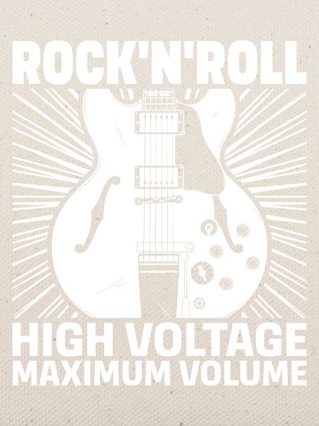 Rock'N'Roll Hochspannungsgitarre
