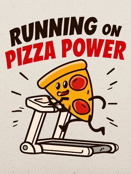 Pizza Power Laufbandheld